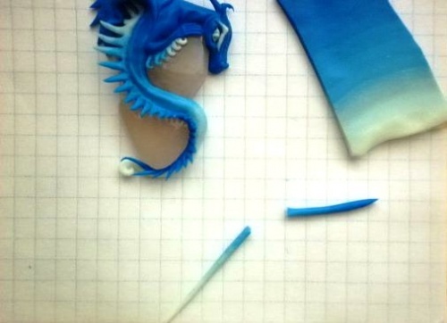 Как слепить дракона из полимерной глины