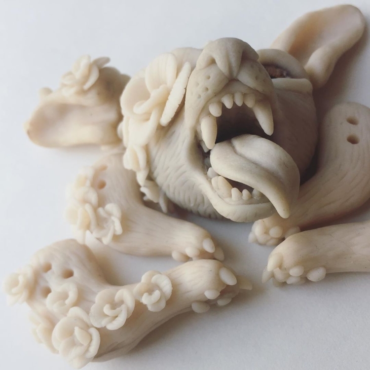 figurine made of polymer clay. фигурка из полимерной глины (2)