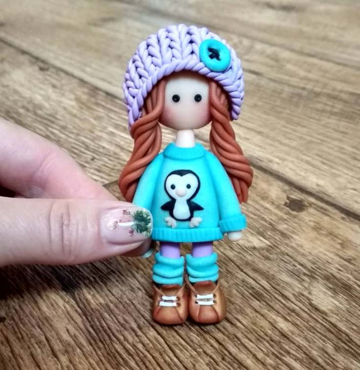 Кукла своими руками из полимерной глины