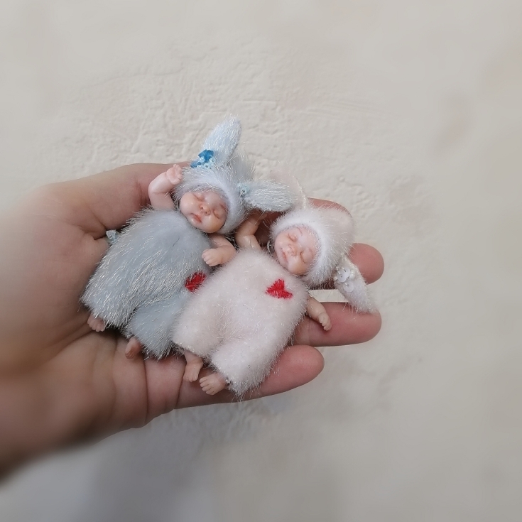 Куколки из полимерной глины