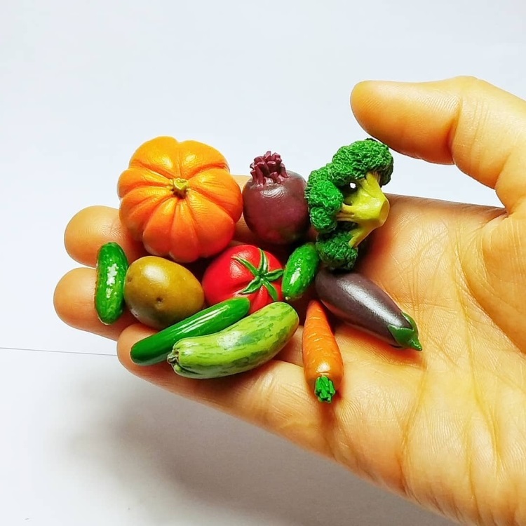 polymer clay vegetables (1)